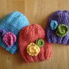 Baby in Bloom Hats