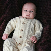 Cozy Cabled Baby Onesie