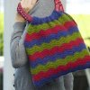 Wavy Shoulder Bag Knitting Pattern