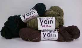 Silk Cloud Yarn from Darn Good  Yarn 