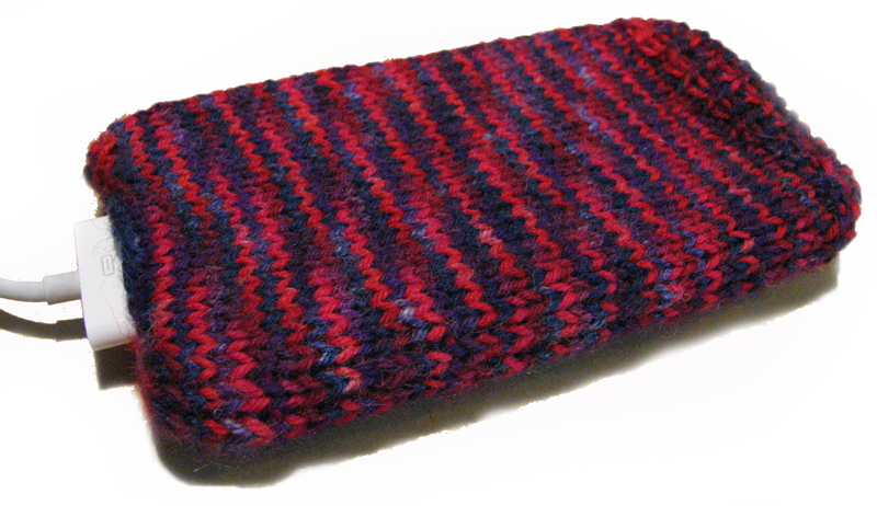 Knitted iPhone Cozy