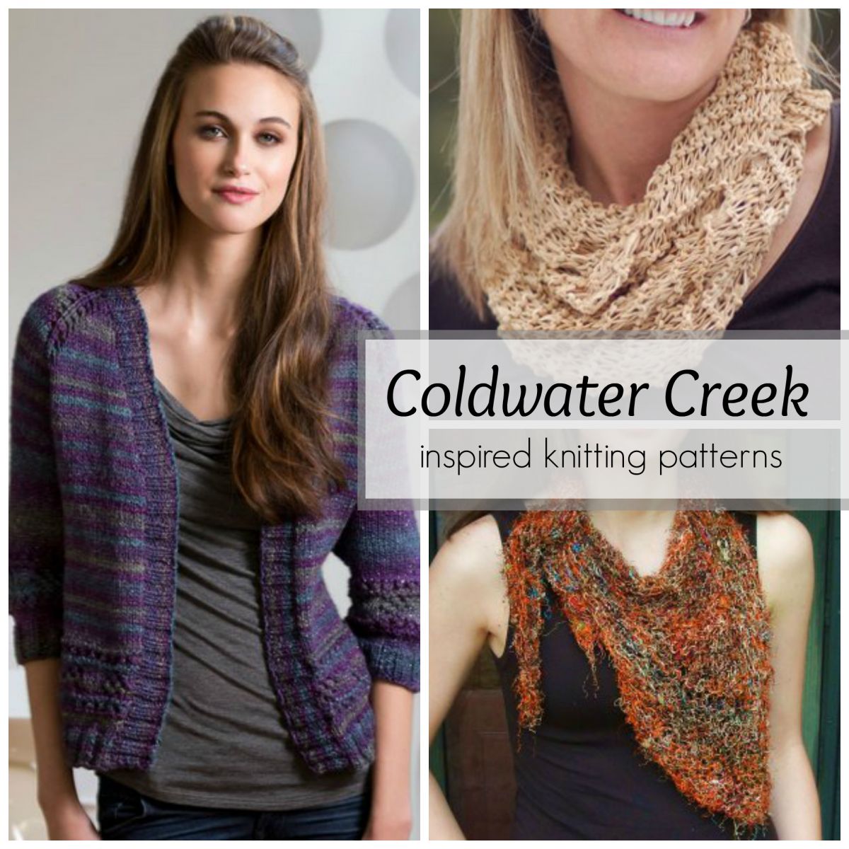 Coldwater Creek Inspired Knitting Patterns