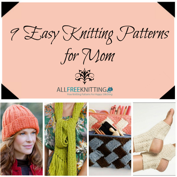 9 Easy Knitting Patterns for Mother's Day