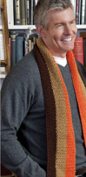 Lengthwise Striped Scarf